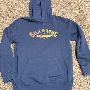 Billabong Blue Graphic Hoodie Boy’s Size Large